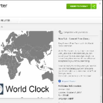معرفی  world clock