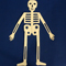 (اسکلتی از کاغذآ4)Skeleton From A4 Paper