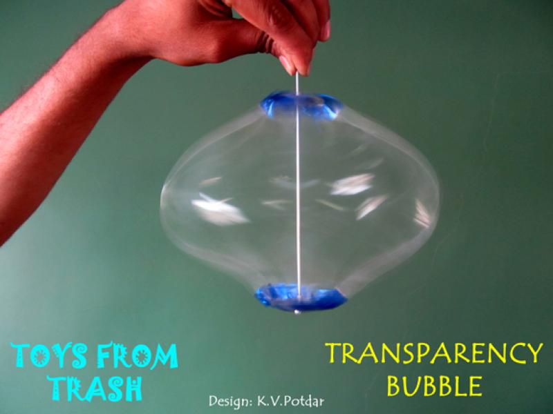 حباب شفاف ، اثر کی وی پوتدار.