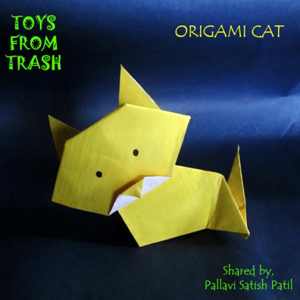 گربه ی اورگامی، اثر پاوالی ساتیش پاتیل.